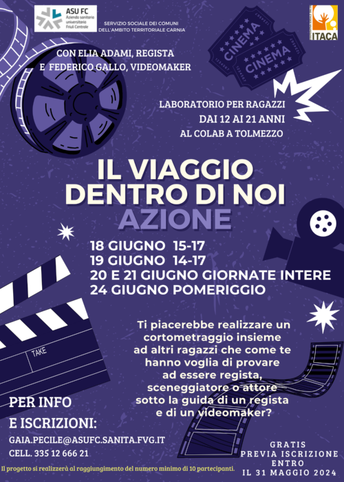 “Il viaggio dentro di noi. Azione!” – Laboratori di cine par zovins a Tumieç