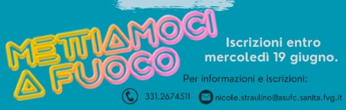 "Mettiamoci a fuoco": in Cjargne, laboratoris par zovins dai 11 ai 19 agns