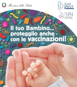 „Es ist niemals zu spät”: Broschüre Impfungen der Società Italiana di Pediatria (Italienische Gesellschaft für Pädiatrie)