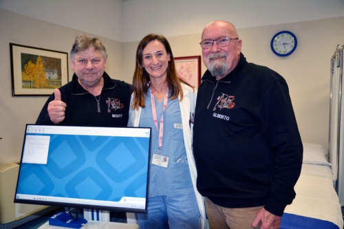 Donazion pe Unitât Spinâl dal IMFR Gervasutta di bande de Associazion Due Pistoni di San Denêl