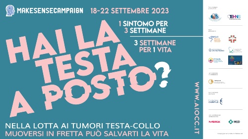 Make Sense Campaign 2023 - "Hai la testa a posto?"