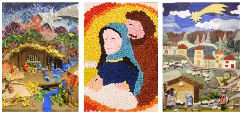 Senioren für  Ortsgemeinschaft: Krippen der Gemeinden 