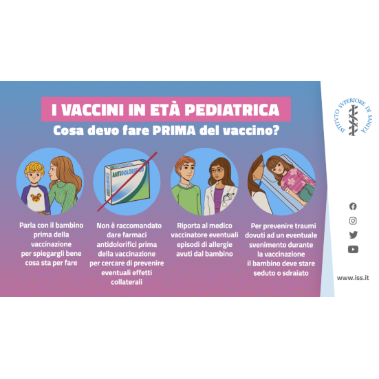 Informationskampagne für pädiatrische Impfungen Höheres Institut für Gesundheit 