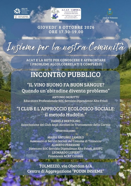 Incontro pubblico organizzato da ACAT