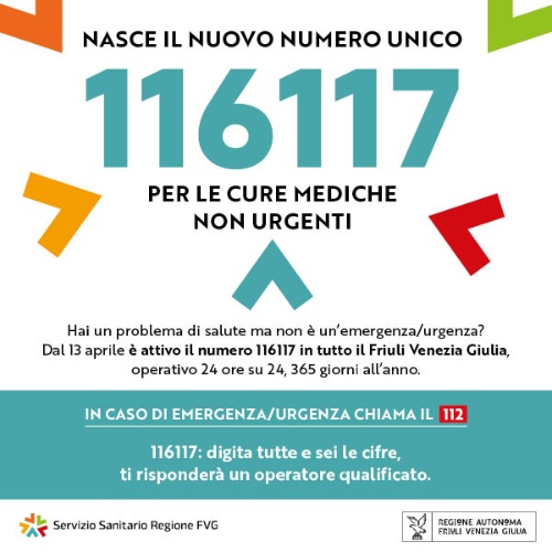 Ativazion dal servizi 116117 dai 13 di Avrîl dal 2026