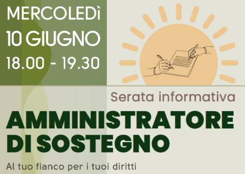 Serata informativa sul tema dell’amministrazione di sostegno