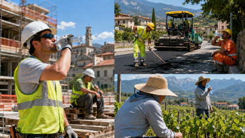 Rischio da esposizione a calore e radiazione solare: misure di prevenzione e nuova ordinanza regionale a tutela dei lavoratori